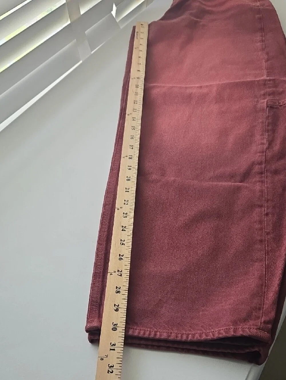 NWT Free People We The Free Bodie Arc Barrel Jeans In Sangria High Rise 27